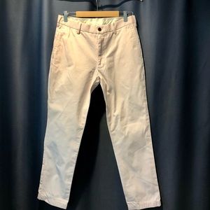 Uniqlo Men Straight Leg Dress Pants  High Rise Size XL Pink 30-28 Alter